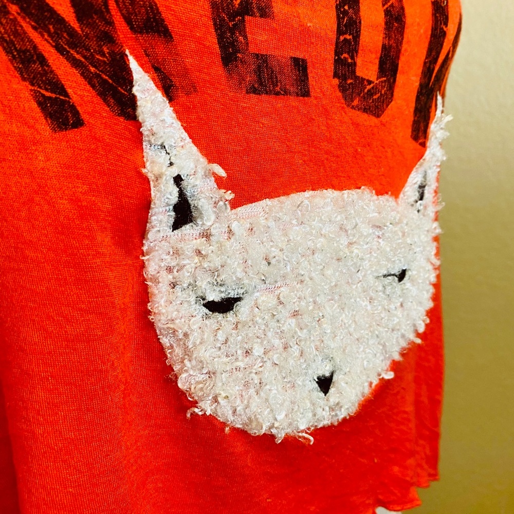 MEOW Cropped Muscle Tank - Picture 4 of 5
